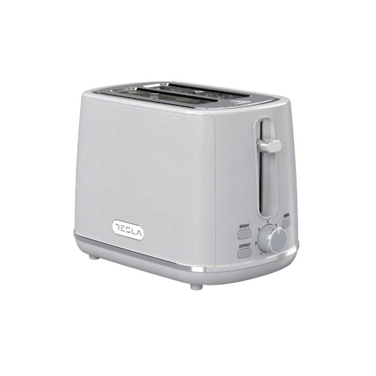 Tesla Toaster, 930W, 2 Slices, White Inox – TS400GX