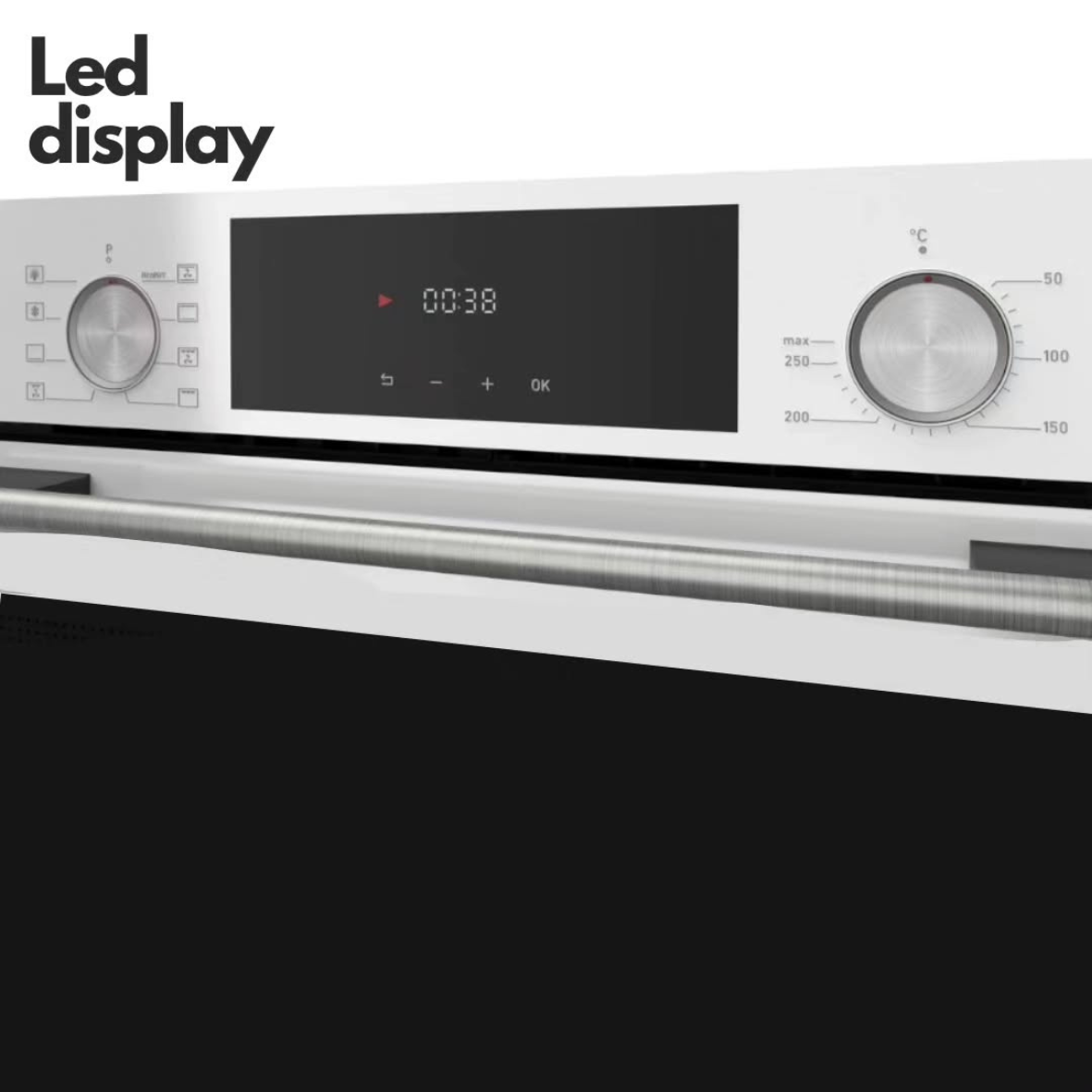 Eurogas incastre oven 60cm natural titanium