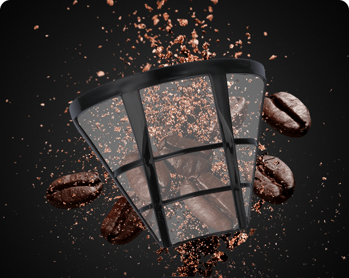 Tesla Filter coffee machine 900W, 1.25L, Black Inox + Black Travel jar Jar – CMF200BX