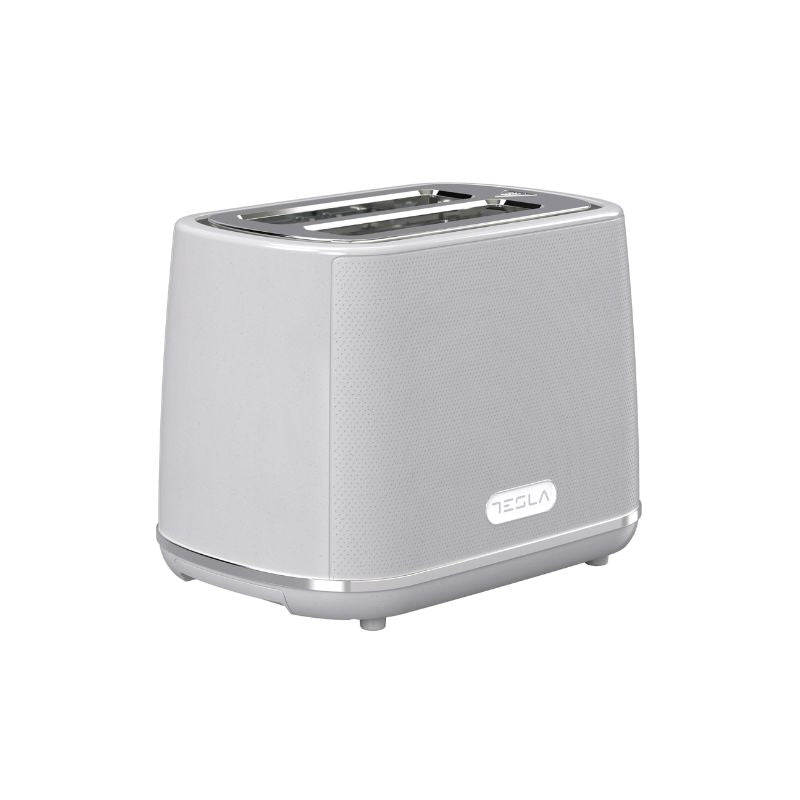 Tesla Toaster, 930W, 2 Slices, White Inox – TS400GX
