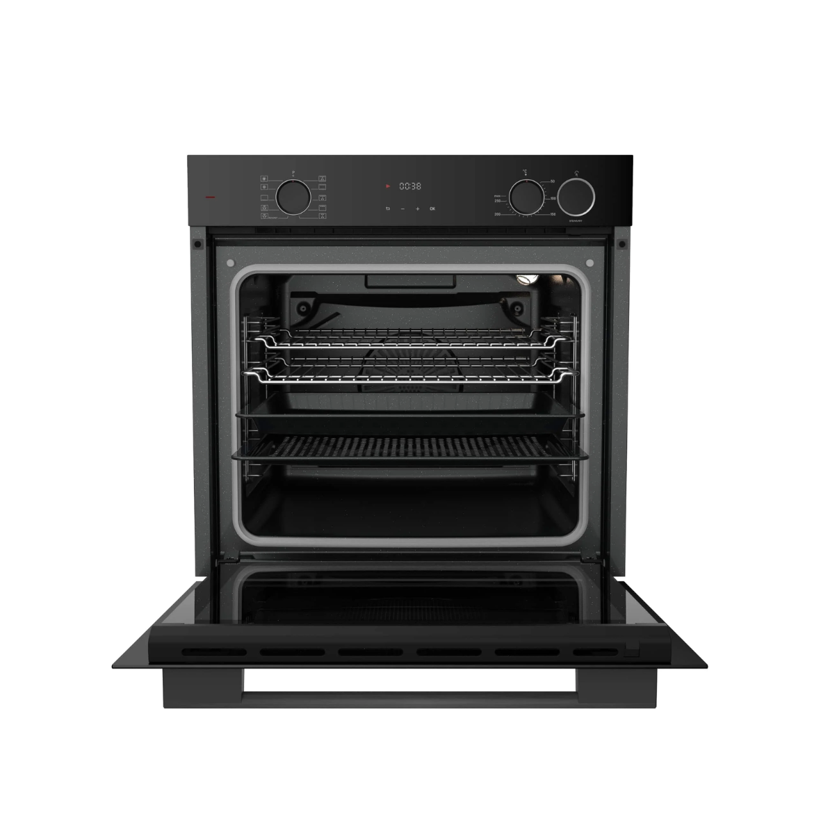 Eurogas incastre oven 60cm with built in airfryer black