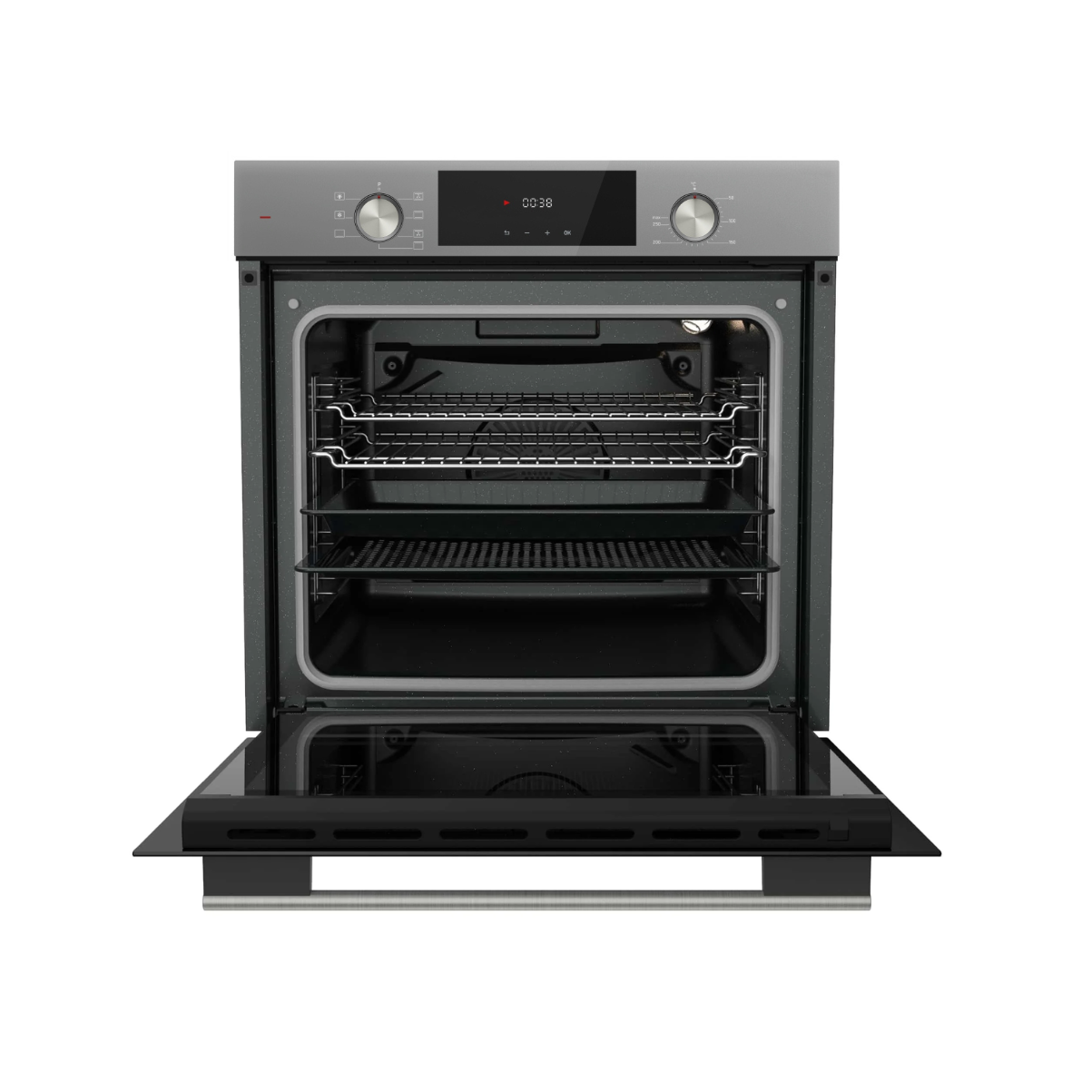Eurogas incastre oven 60cm natural titanium