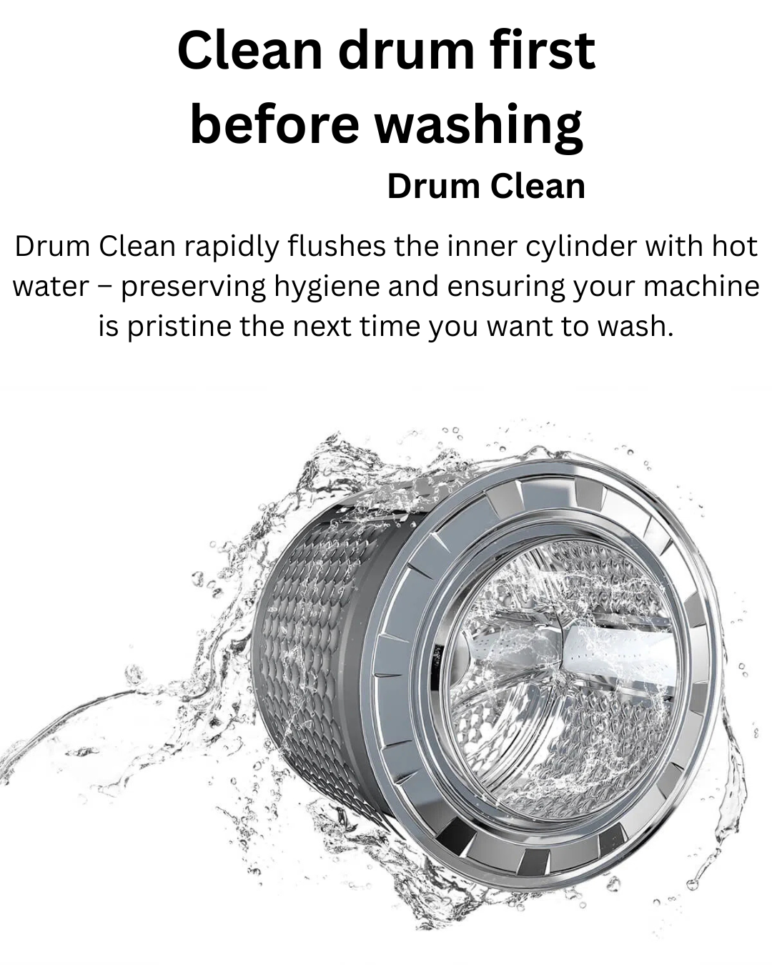 TCL 10kg front load washer titanium