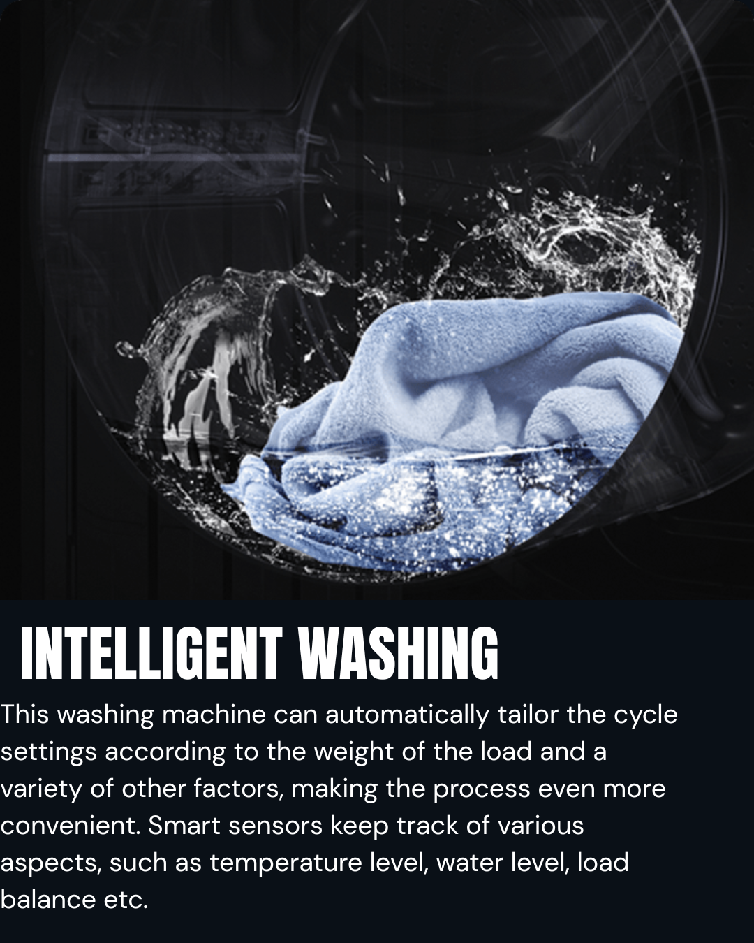 Tesla 10kg front washer white