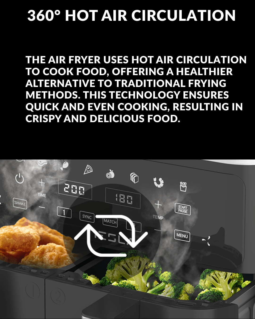 Tesla 9l dual airfryer