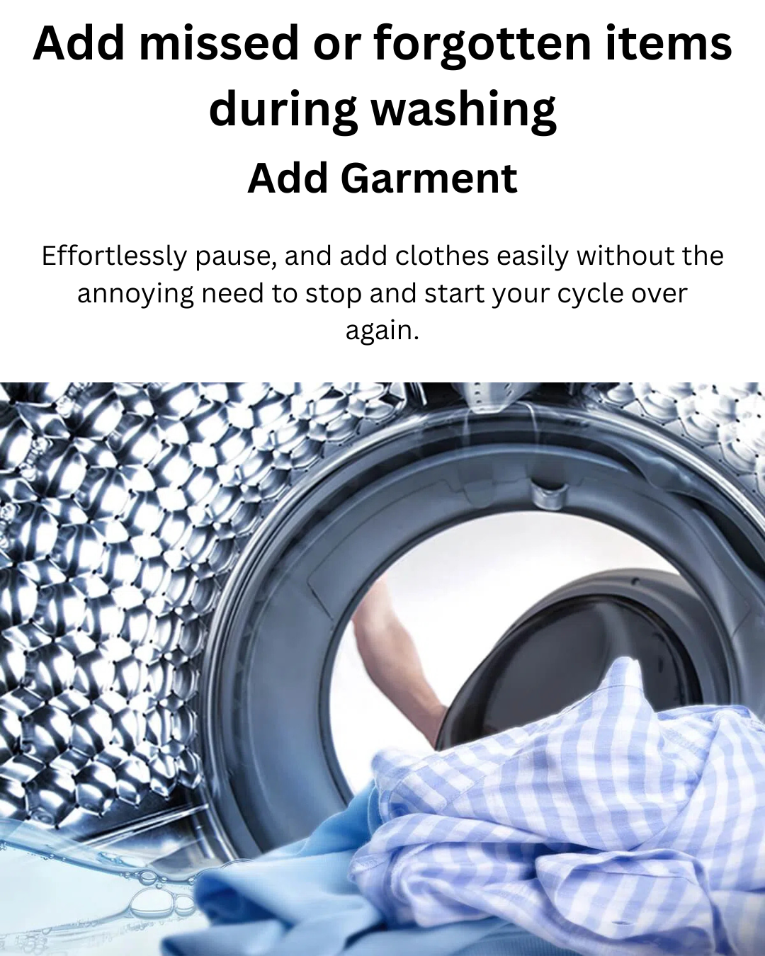 TCL 10kg front load washer titanium