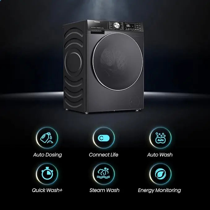 washing machine Hisense 12kg front load washer smart WF5S1245BB