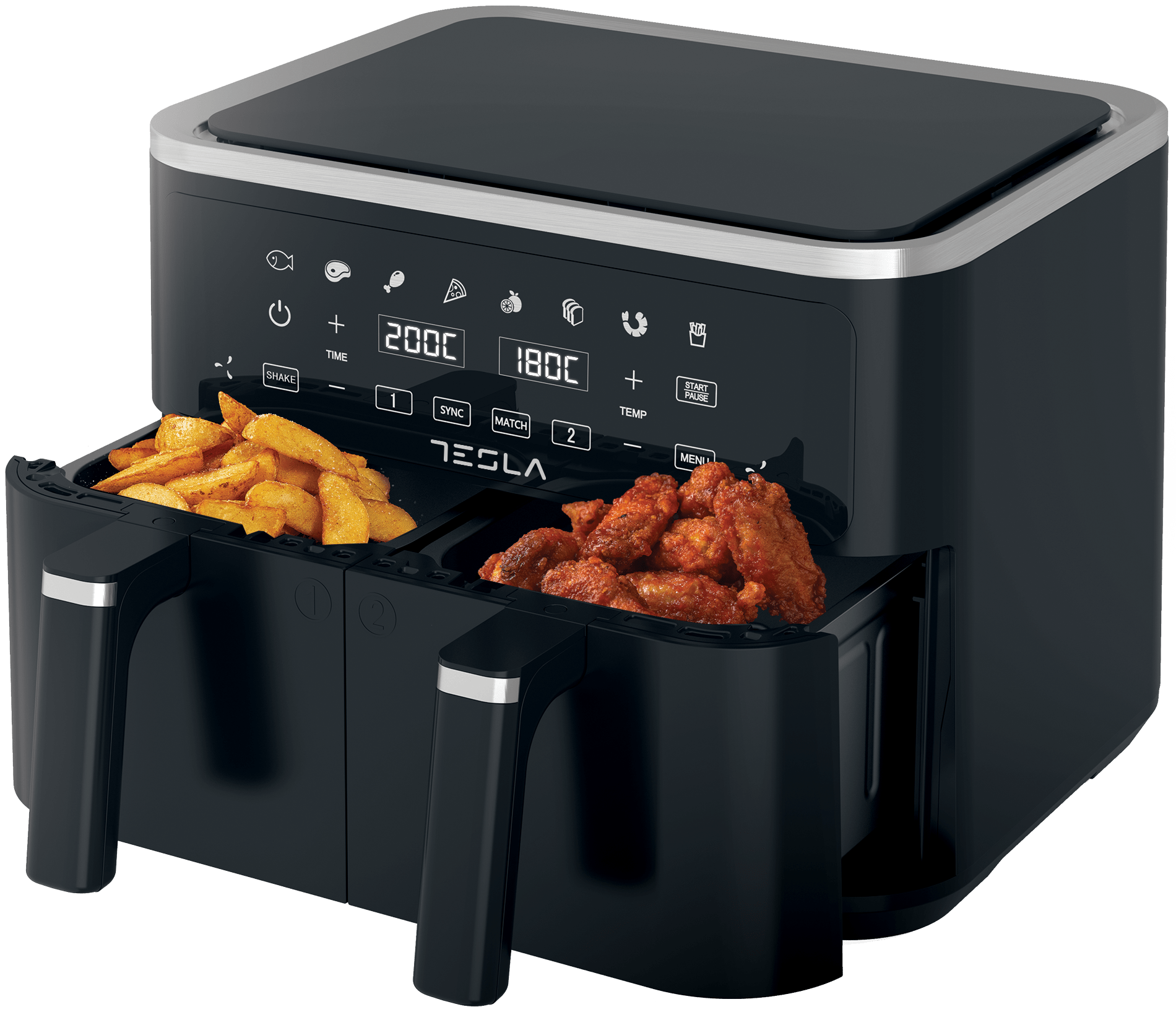Tesla 9l dual airfryer