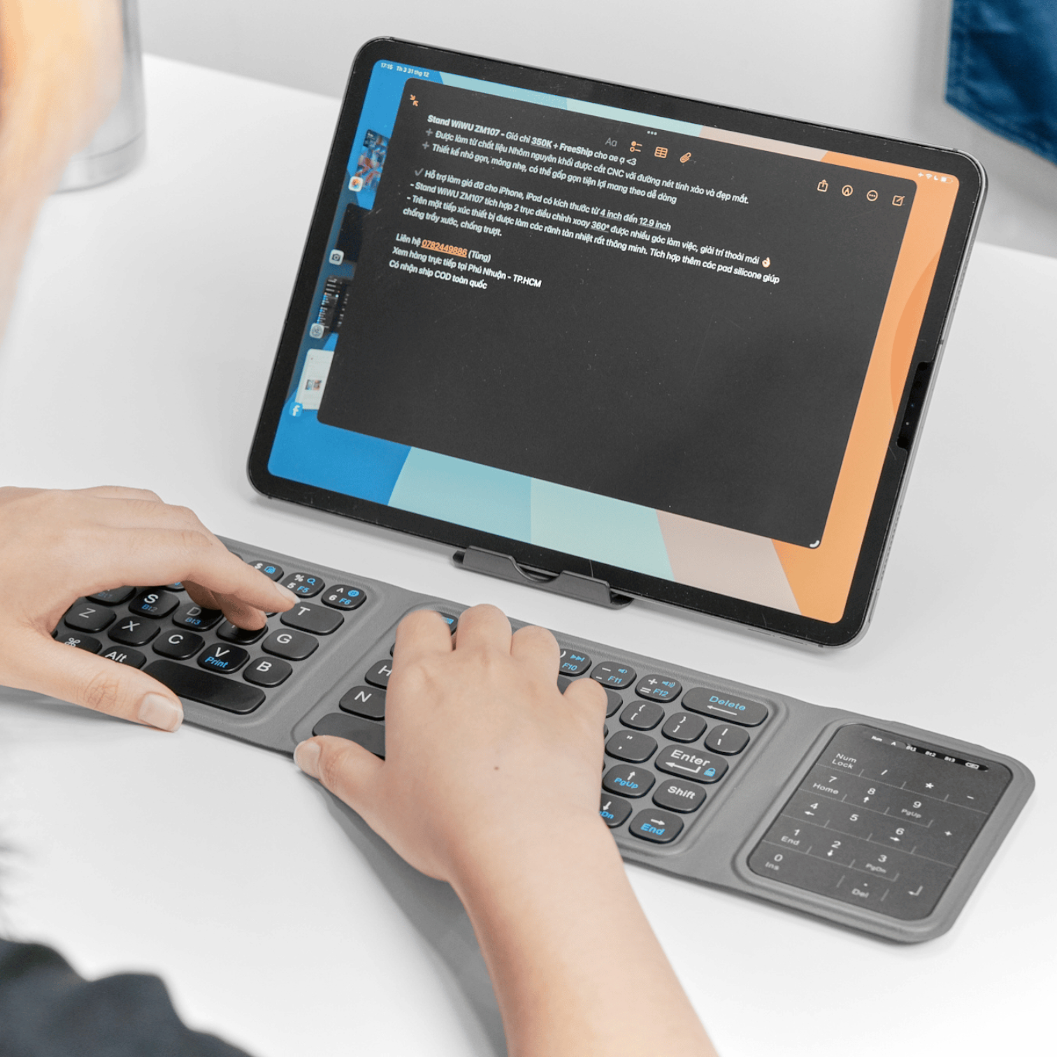 WiWU Foldable Wireless keyboard FMK-05