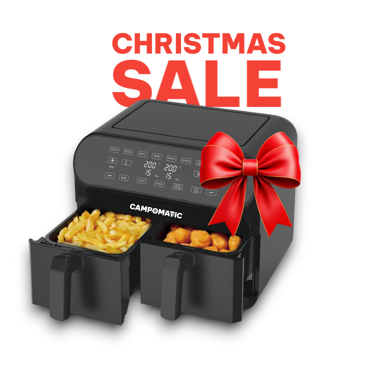 Campomatic dual airfryer 9L AFD90XL