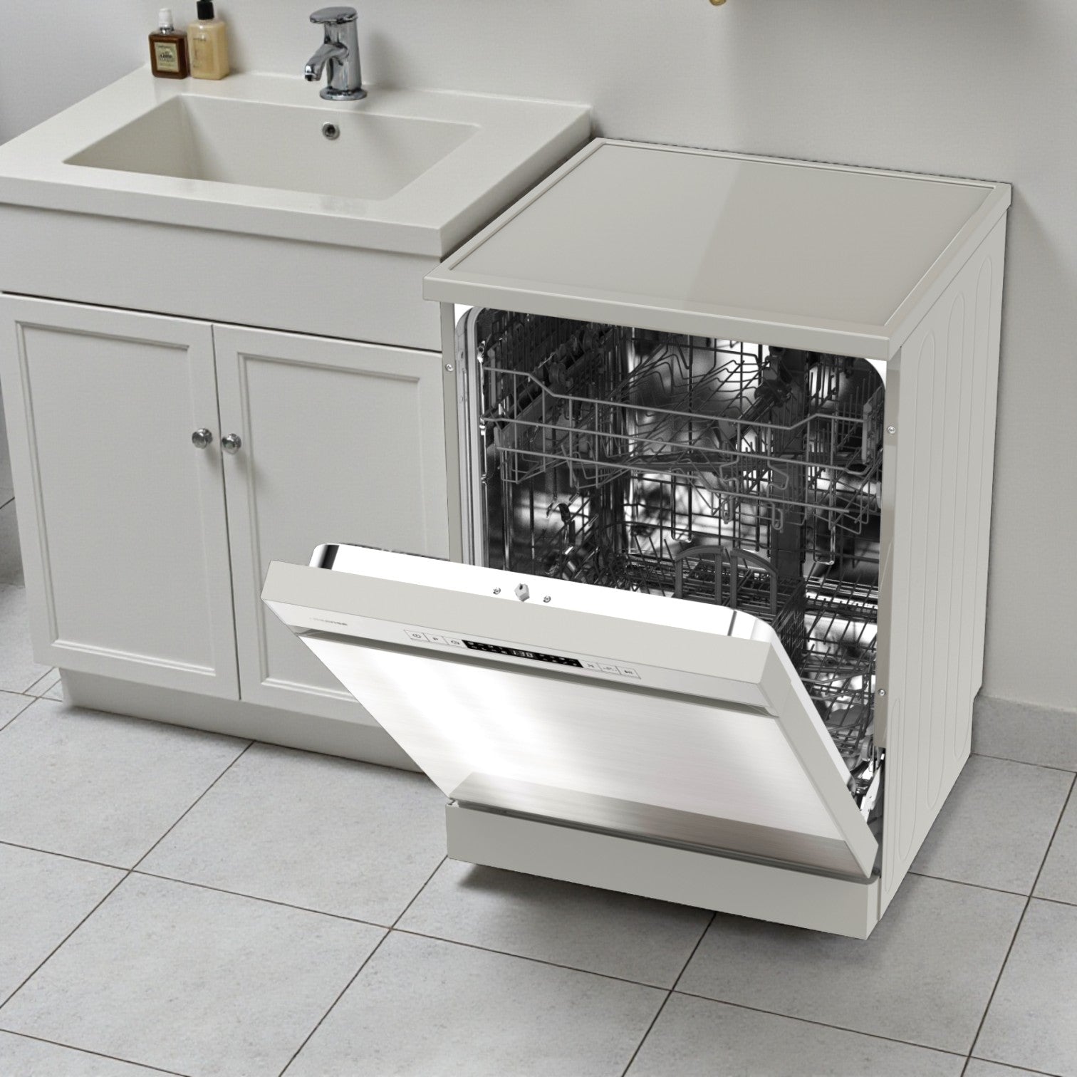 Hisense Dishwasher 13 Settings White, HSN-HS622E90W