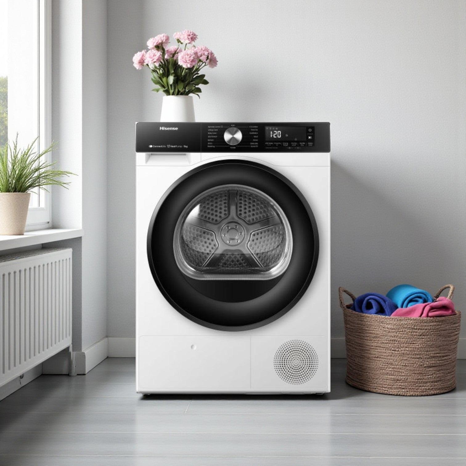 Hisense Dryer Condenser 9KG DH3S902BW Heat Pump – White