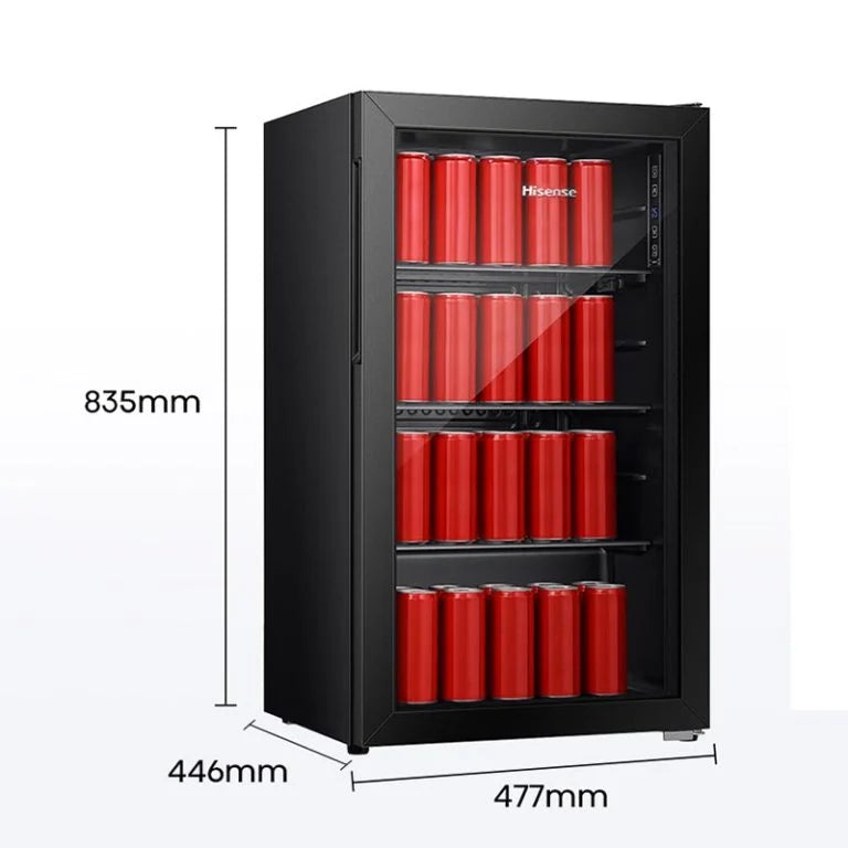Hisense Beverage Cooler 4.5Cft Glass Door RBC122