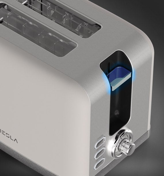 Tesla Toaster, 930W, 2 Slices, Cream Inox – TS200BX