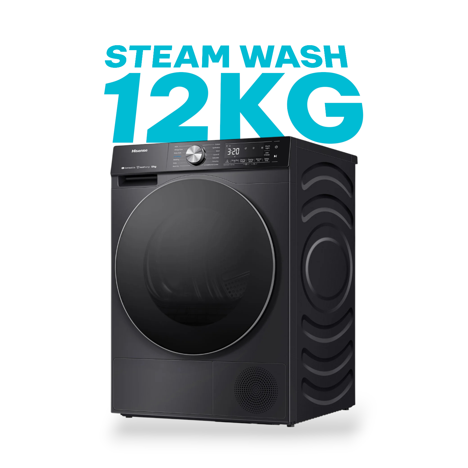 washing machine Hisense 12kg front load washer smart WF5S1245BB