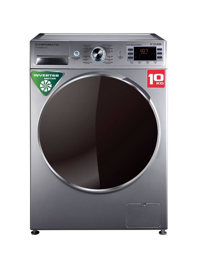 Campomatic 10kg front washer silver