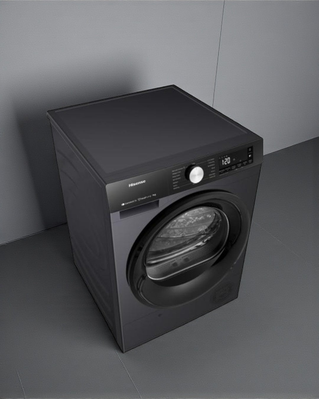 Hisense 9KG heat pump Dryer DH3S902BT gray