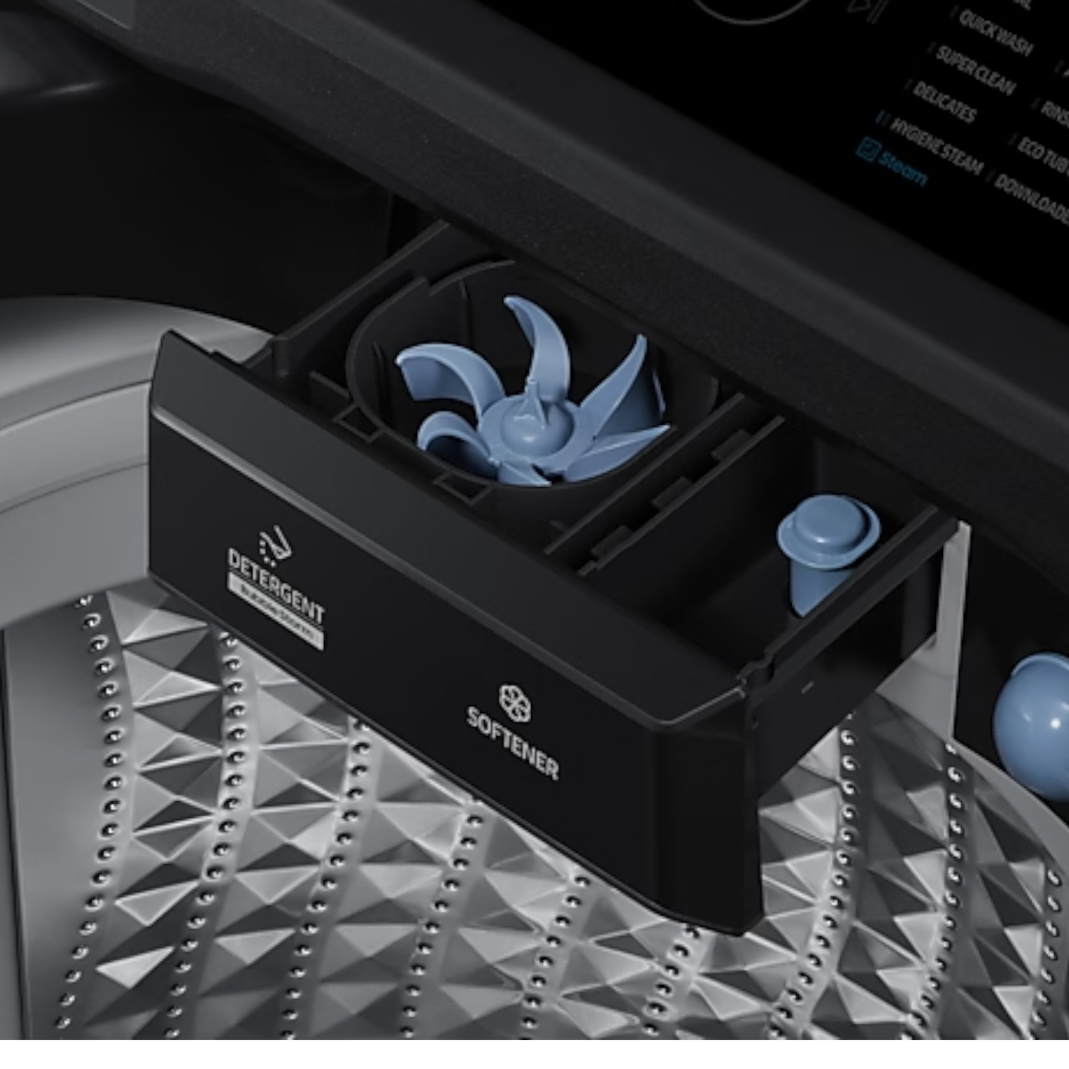 Samsung 19kg top load washer BLK