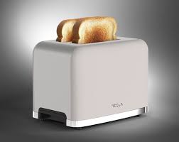 Tesla Toaster, 930W, 2 Slices, White Inox – TS400GX