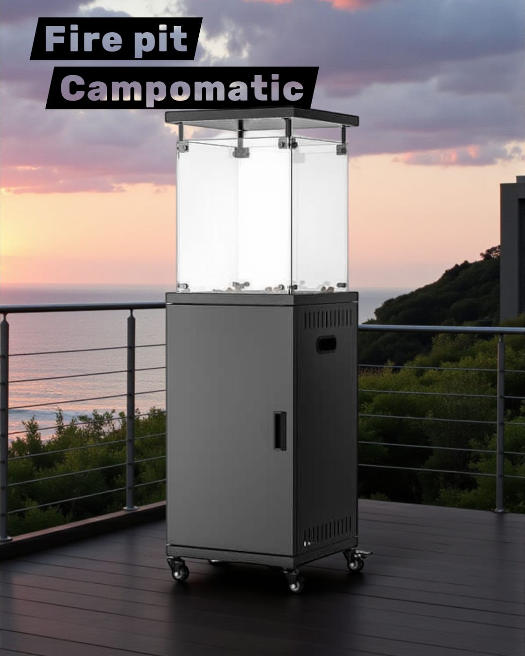 Campomatic outdoor Gas Fire Pit