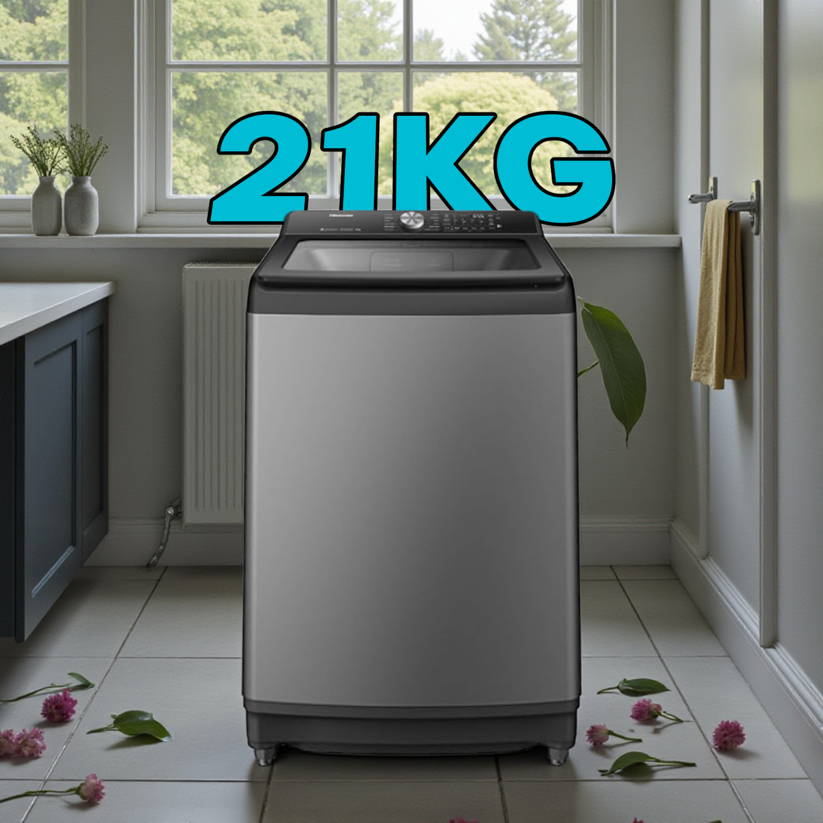 Hisense 21kg top load washer WT5T2025DB