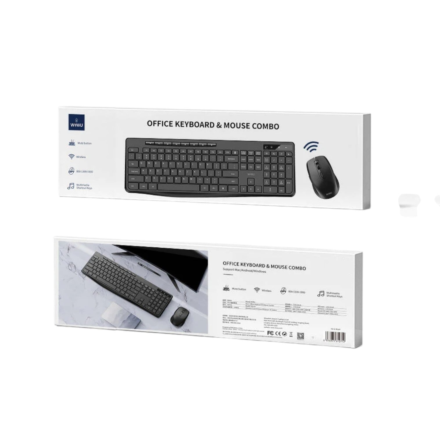 WiWU Wireless Keyboard and Mouse Combo KM-01