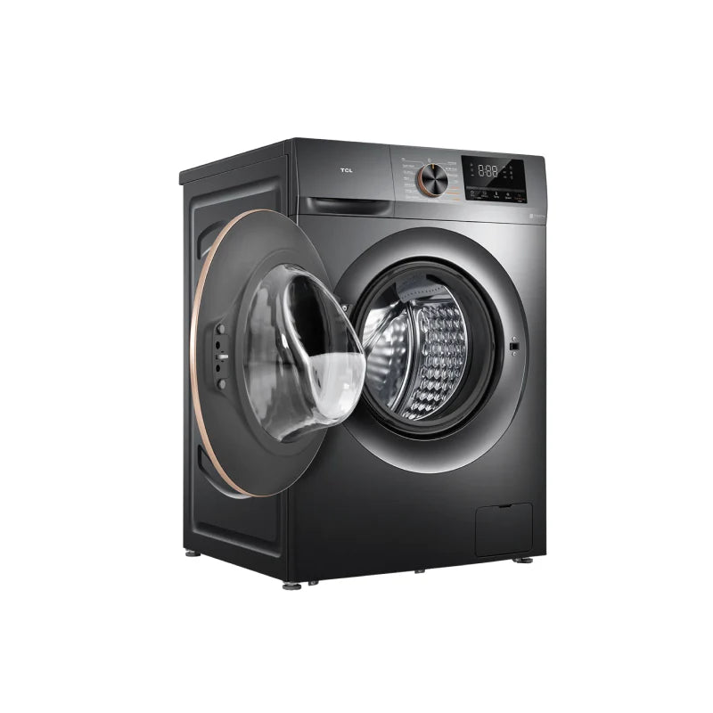 TCL 10kg front load washer titanium