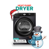 Hisense 9KG heat pump Dryer DH3S902BT gray