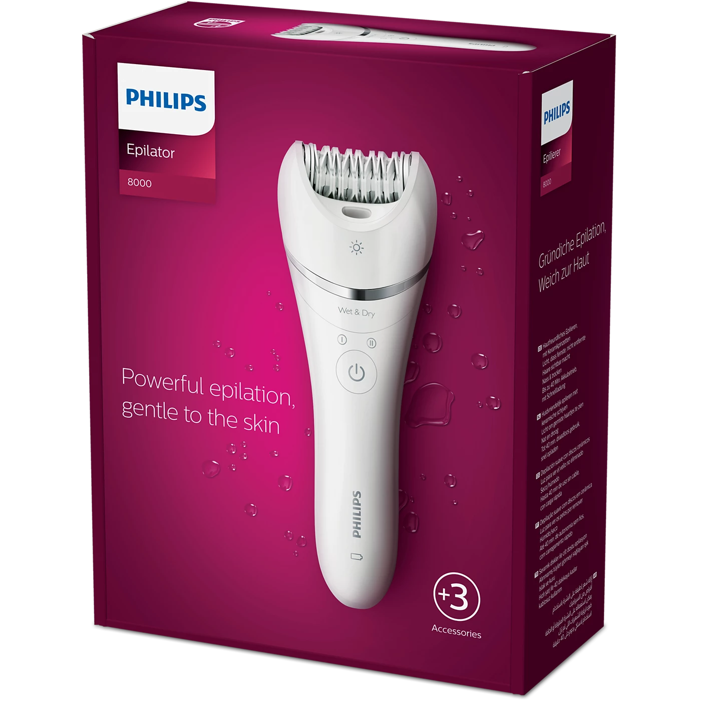 PhilipsEpilator Series 8000 BRE700
