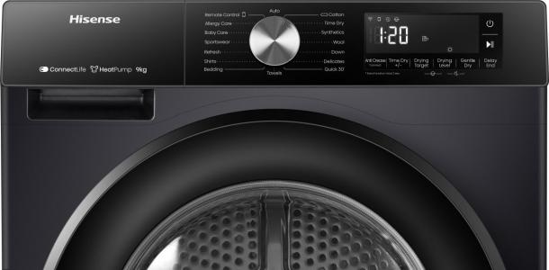 Hisense  Dryer 9 Kg  DH3S902BT gray