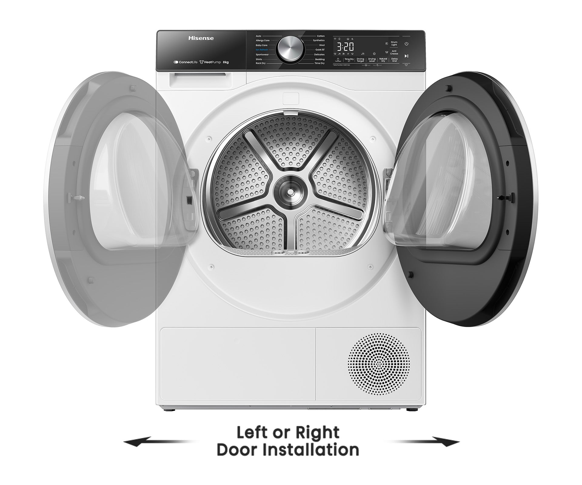 Hisense Dryer Condenser 9KG DH3S902BW Heat Pump – White