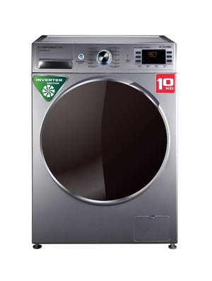 Campomatic 10kg front washer silver