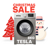Tesla 8kg front washer silver
