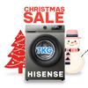 Hisense 7kg inverter front washer silver wfqp7012t-p
