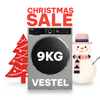 Vestel 9kg front washer silver