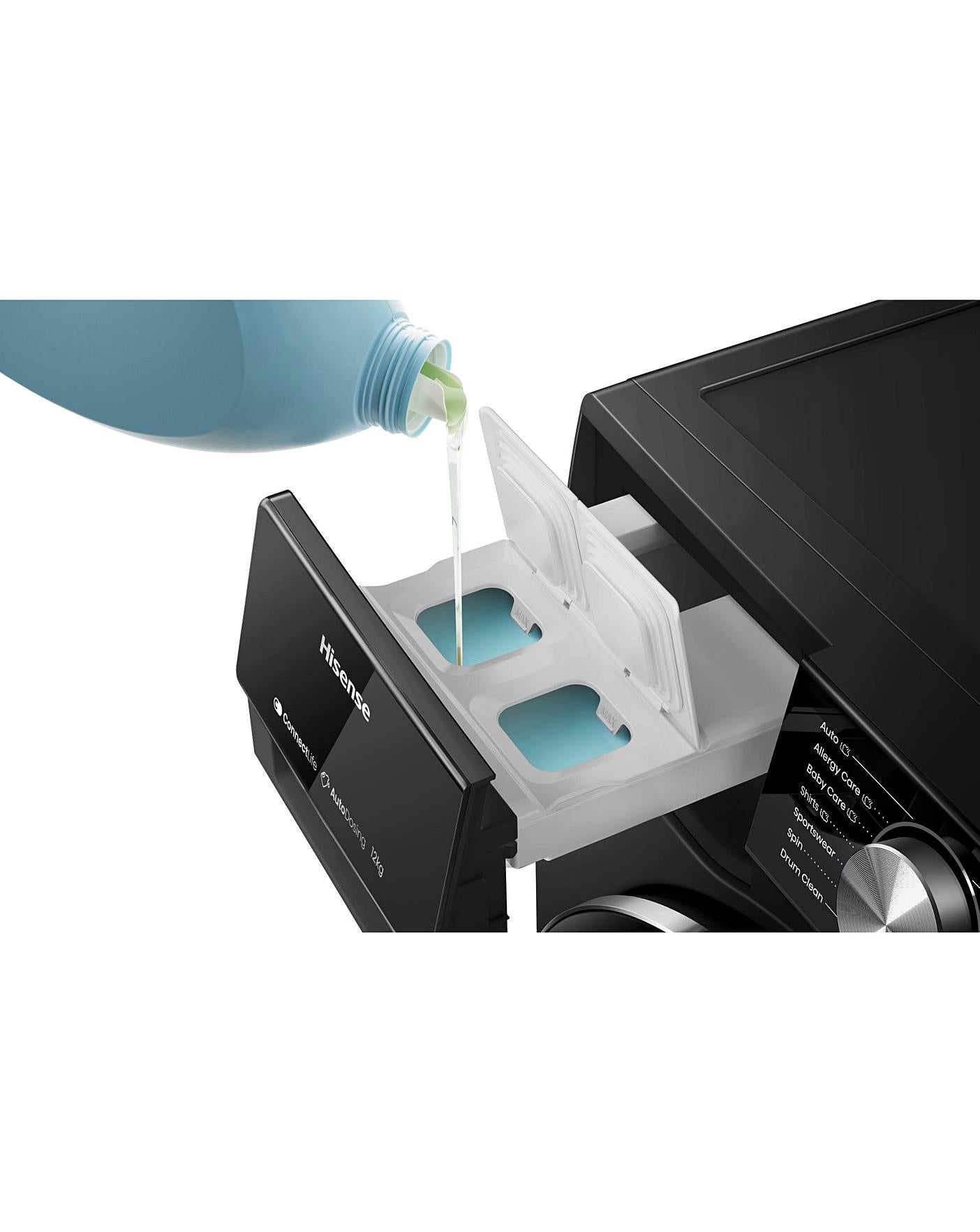 Hisense 12kg front load washer smart WF5S1245BB