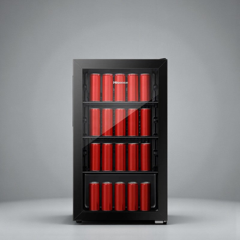 Hisense Beverage Cooler 4.5Cft Glass Door RBC122