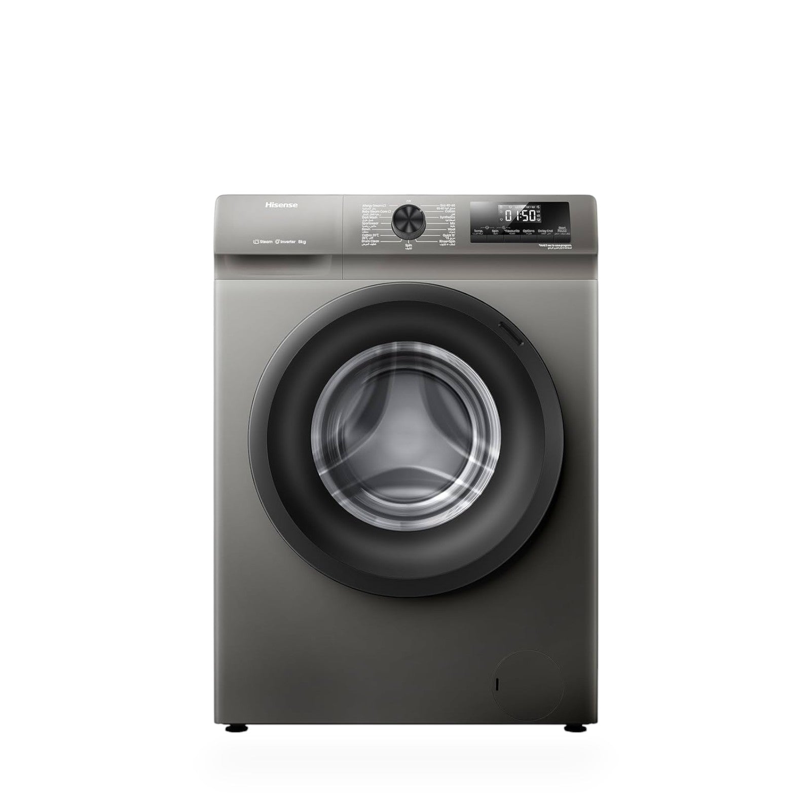 Hisense 8KG Front Load Washer WFQP8012w white